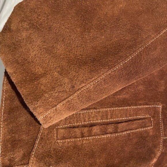 Wilsons Leather Maxima Brown Suede Jacket - Picture 6 of 6